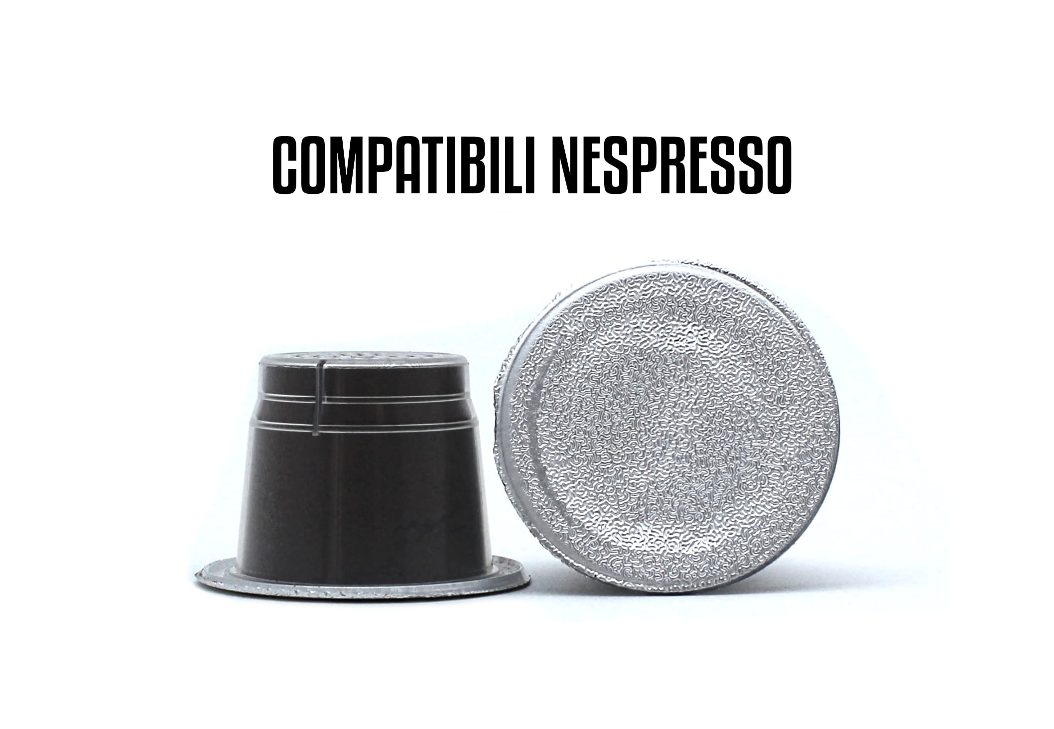 100 Capsule Cialde di Caffè Almanegra Caffe Compatibili per Nespresso