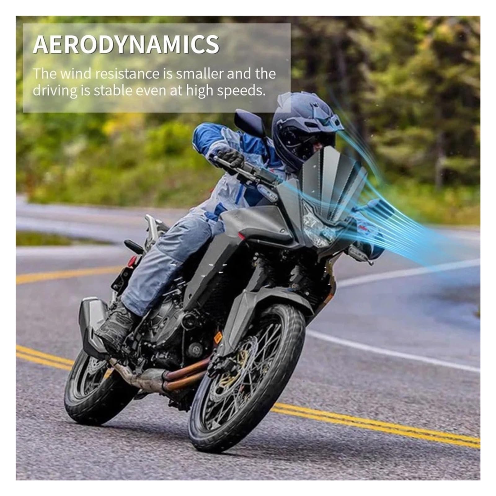Przednia szyba motocyklowa Pasuje do motocykla XL 750 TRANSALP XL750 2023 - Sportowa szyba przednia CNC, deflektor szyby przedniej, osłona przed wiatrem