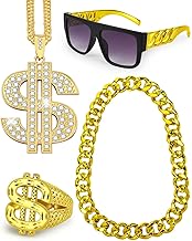 Hoedia Hip Hop Costume Kit Rapper Accessories
