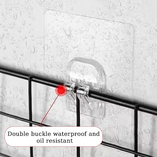 Miniatura 4 de 8 ganchos adhesivos grandes multiusos para colgar, ganchos adhesivos resistentes, ganchos adhesivos para colgar resistentes