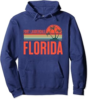 Fort Lauderdale Florida Beach Summer Vacation Pullover Hoodie