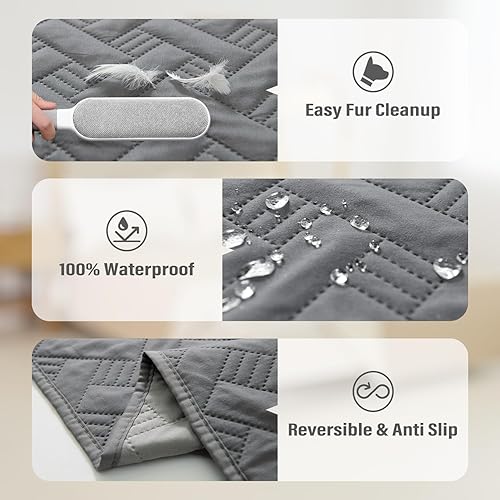 Miniatura 2 de Funda de cama para perros para mascotas, almohadillas para protección del sofá, fundas de cama impermeables, protector de muebles para perro,