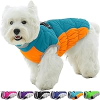 Vista 19 de Chaqueta de invierno para perro, acogedora y reflectante, impermeable, resistente al viento, cálida prenda para mascotas, cómoda ropa de forro polar