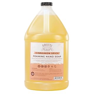 Adams Handmade Soap Liquid Foaming Soap 1 Gal - Cinnamon Spice - Amazon product rated Grade A