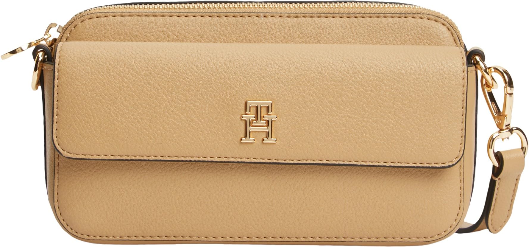 Tommy Hilfiger Women Th Icon Camera Bag AW0AW18721 Crossover, KHAKI, One Size
