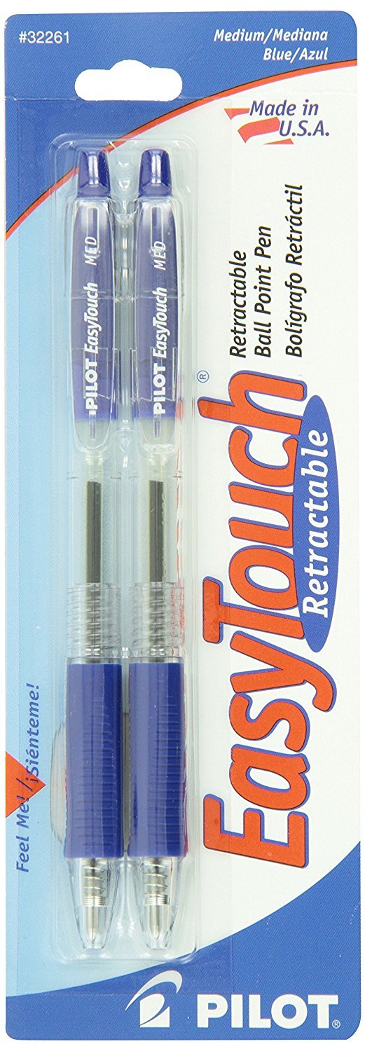 Amazon.com : PILOT EasyTouch Retractable Ball Point Pens, Medium