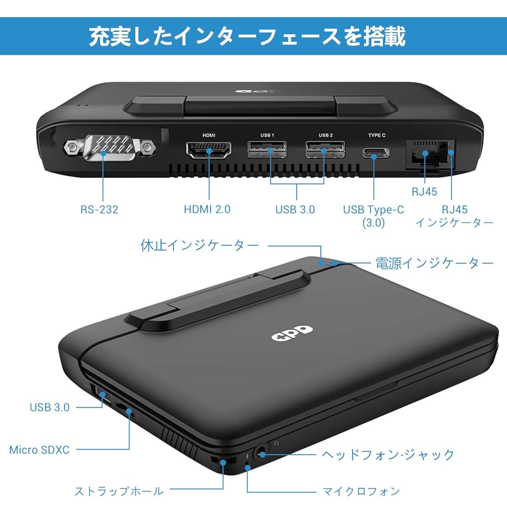 Amazon.co.jp: GPD MicroPC ノートパソコン ( 6インチ