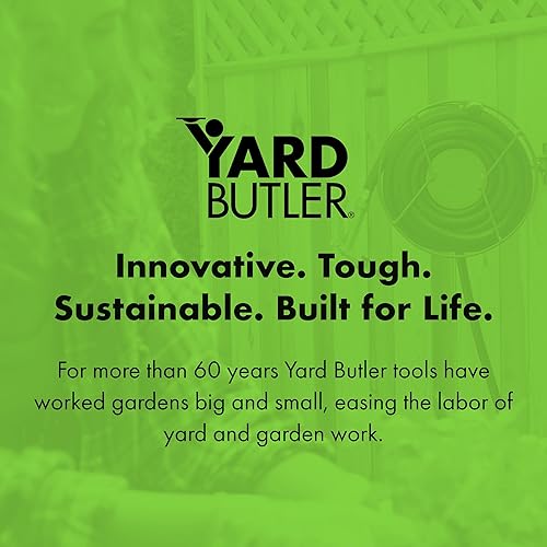 Miniatura 7 de Yard Butler Carrete de manguera giratorio soporte de manguera de jardín soporte de pared resistente con pivote de 90 grados - ISRM-90