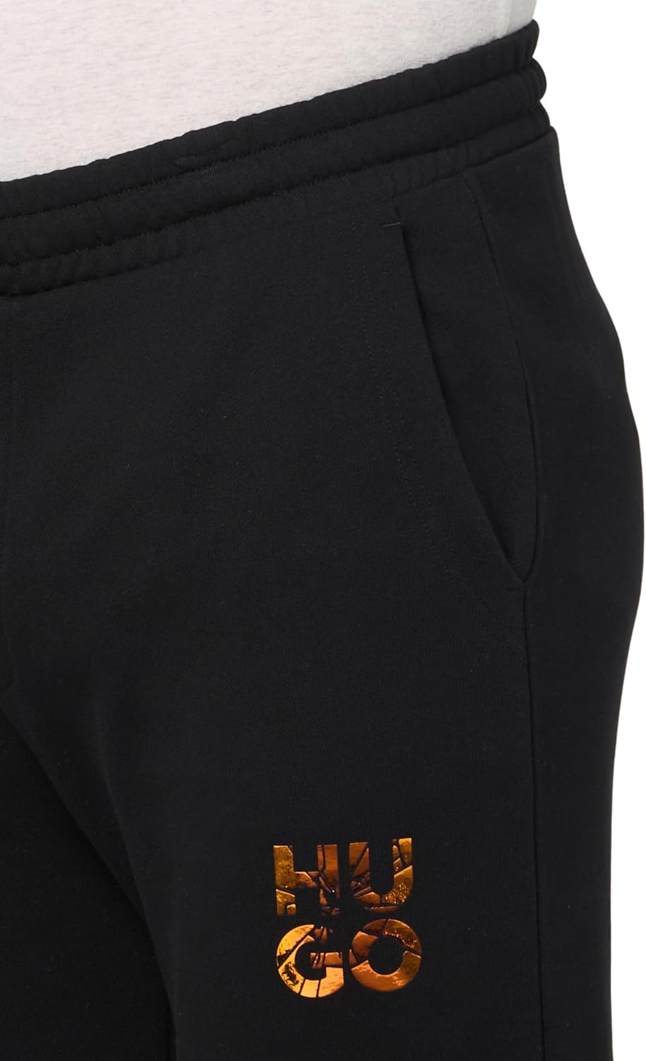 HUGO Men's Stack Logo Cotton Sweatpants - Image 3