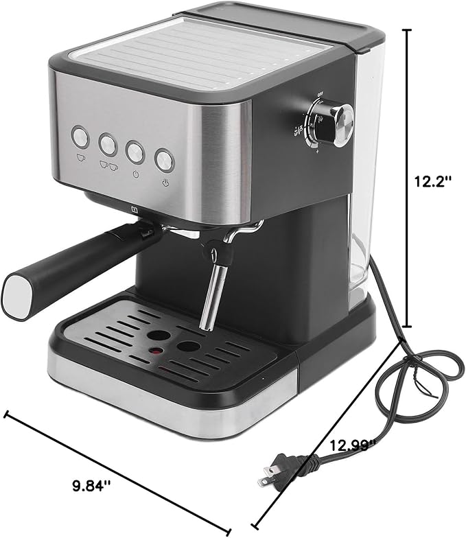 Cafetera Compacta 20 Bar con Espumador de Leche y Capacidad 1.5L miniatura 2