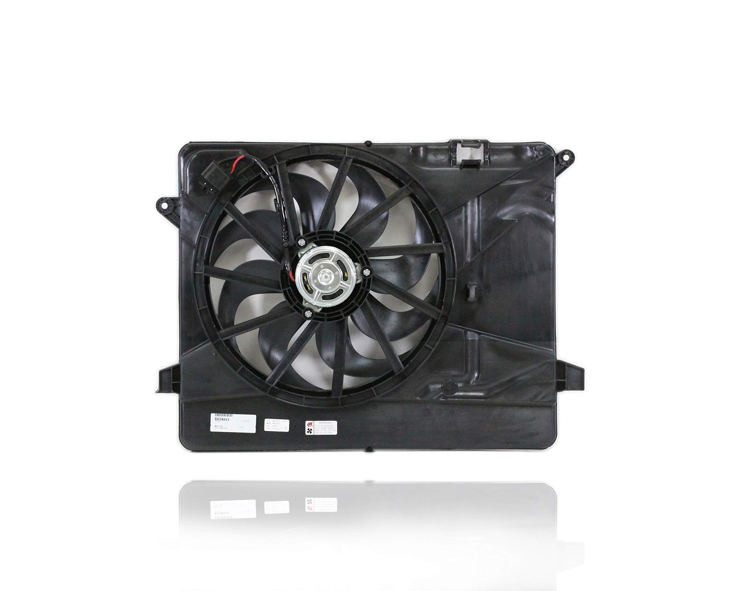 Engine Cooling Fan Assembly - Cooling Direct Fit/for GM3115257 14-22 Buick Encore 1.4L RPO-LUV - 95301357