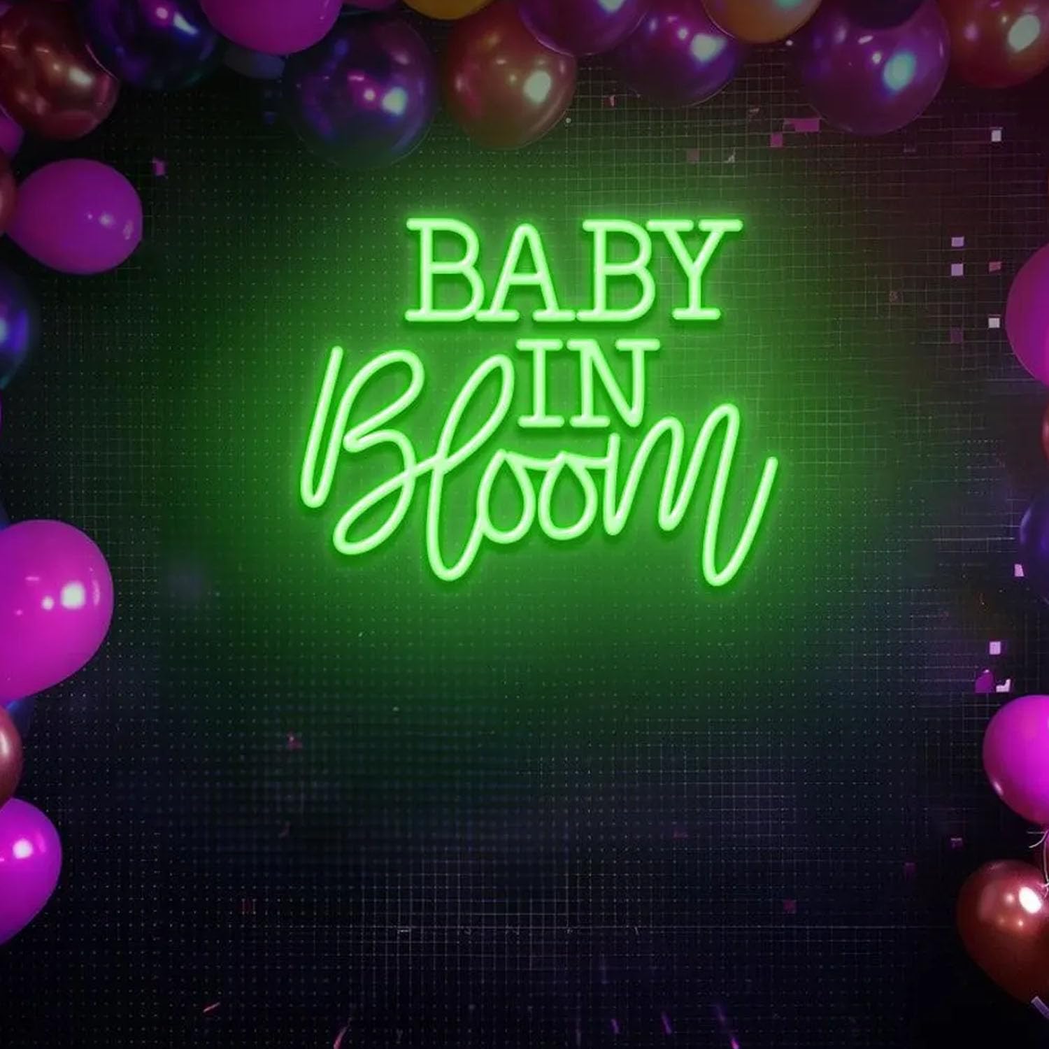 Baby In Bloom Neon Light, Neon Sign Light Decor, Baby Shower Led Light, Bedroom Neon Lights, Baby Gifts, Wall Decoration