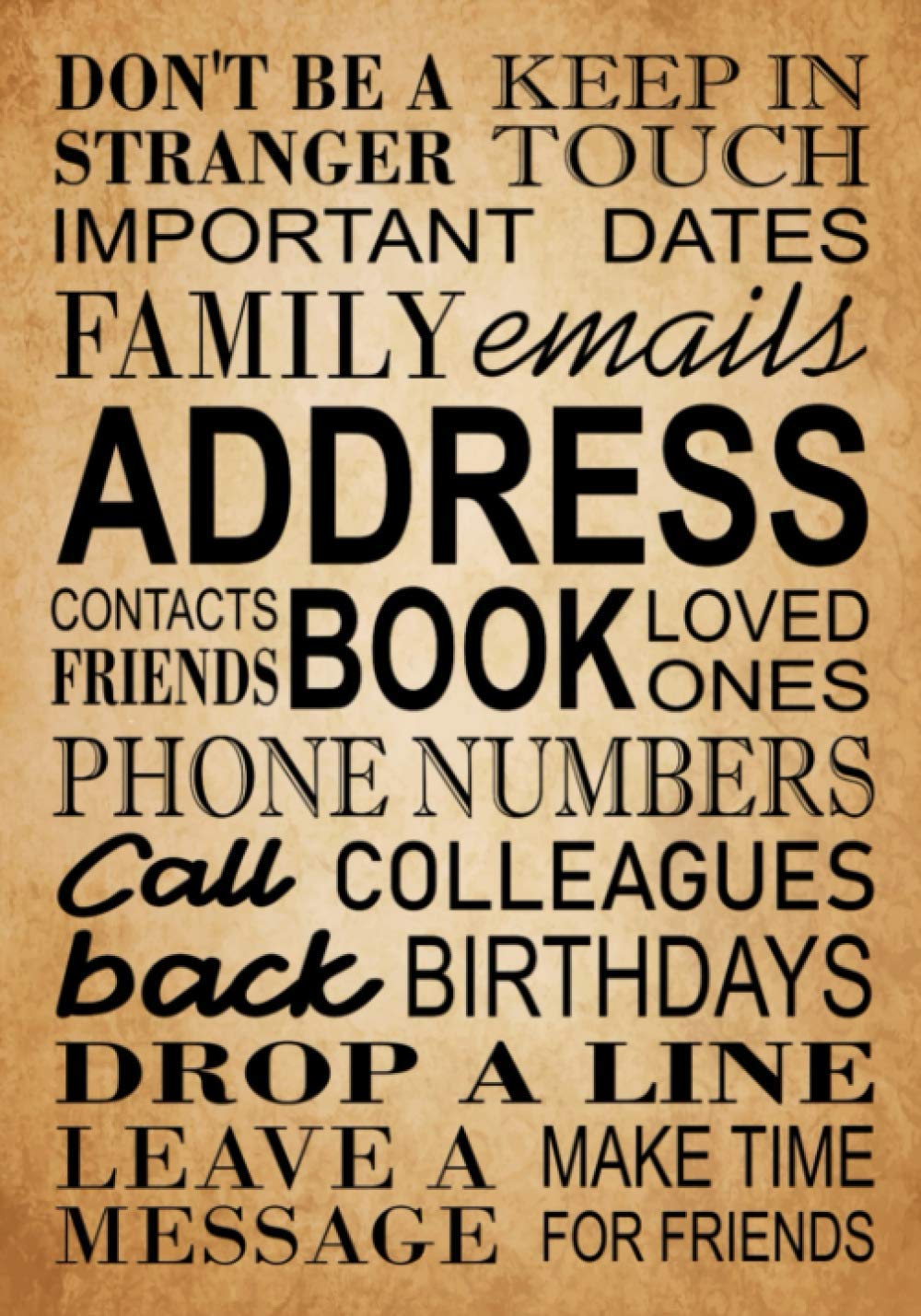Address Book Large Print Address Book with Tabs for Seniors Easy to Read and