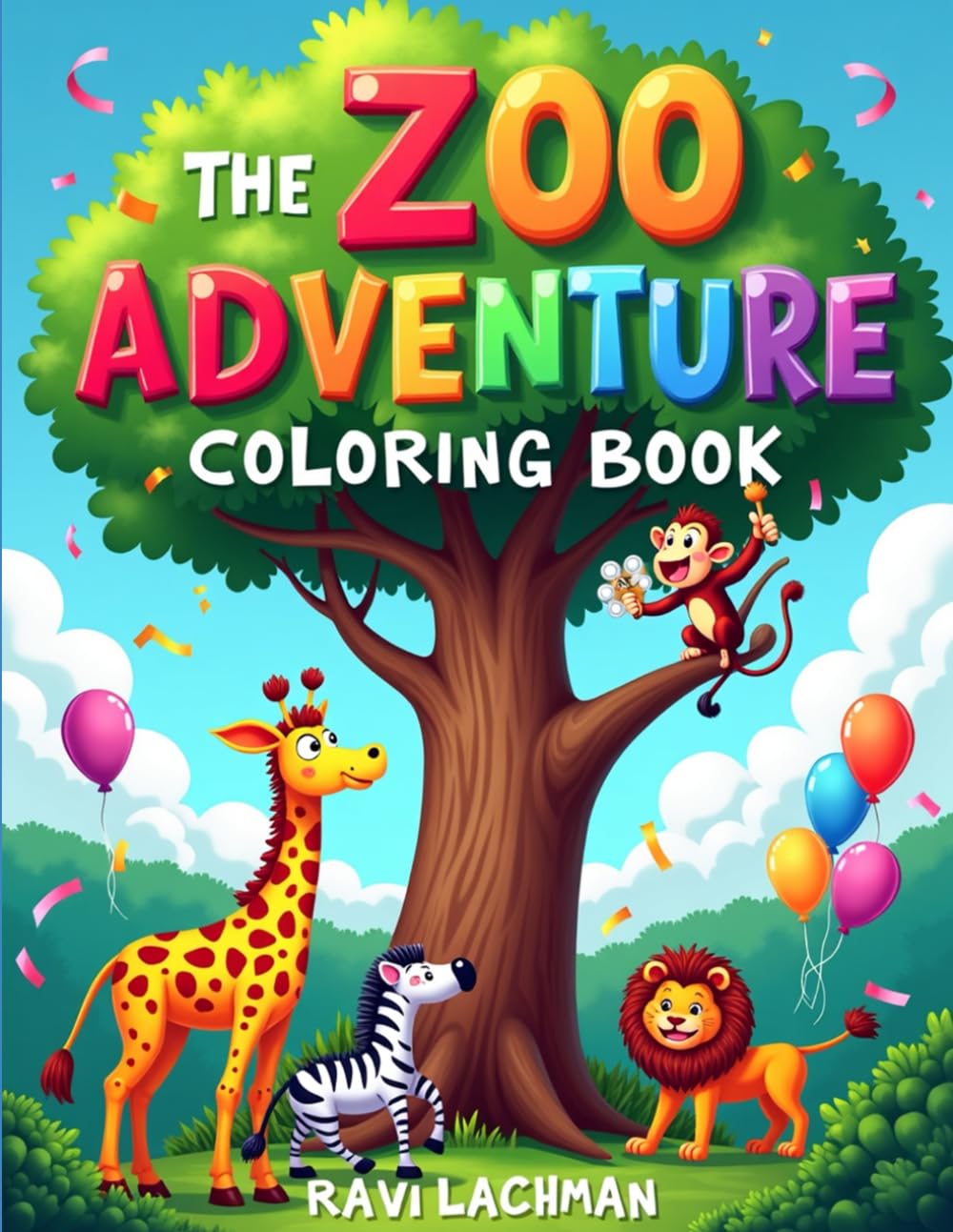 The Zoo Adventure Coloring Book