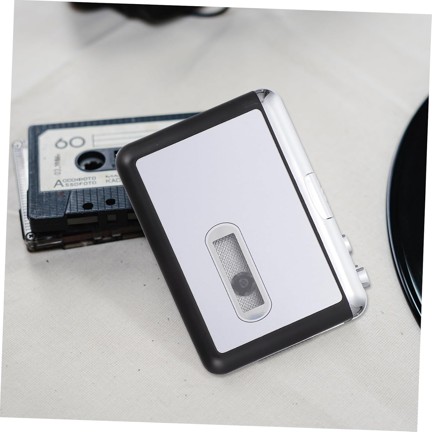 USB Cassette Player MP3 Conversion Card Slot Portable Audio Playback for Music Lovers Battery-Free Design Compatible Cassette Tapes