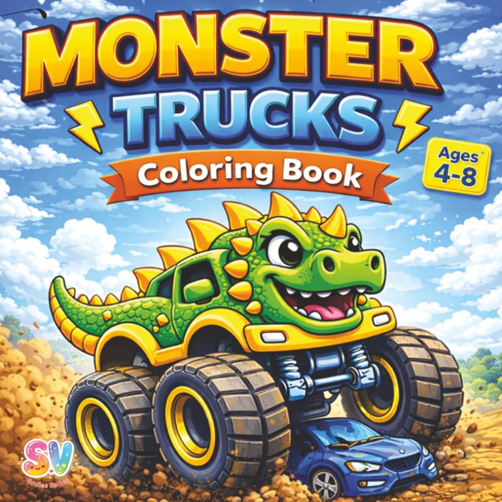 Monster Trucks Smiles: Coloring Book (The Smiles Series)