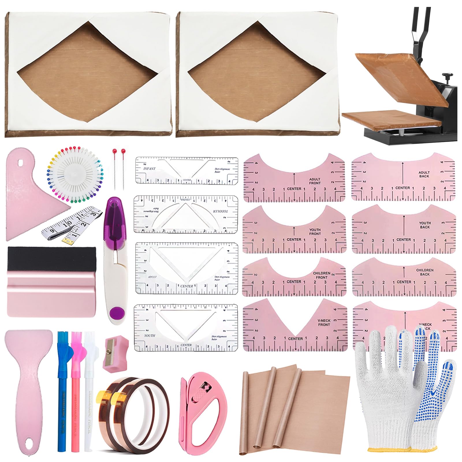 Kits d'outils de sublimation pour aligner le vinyle sans rater vos designs