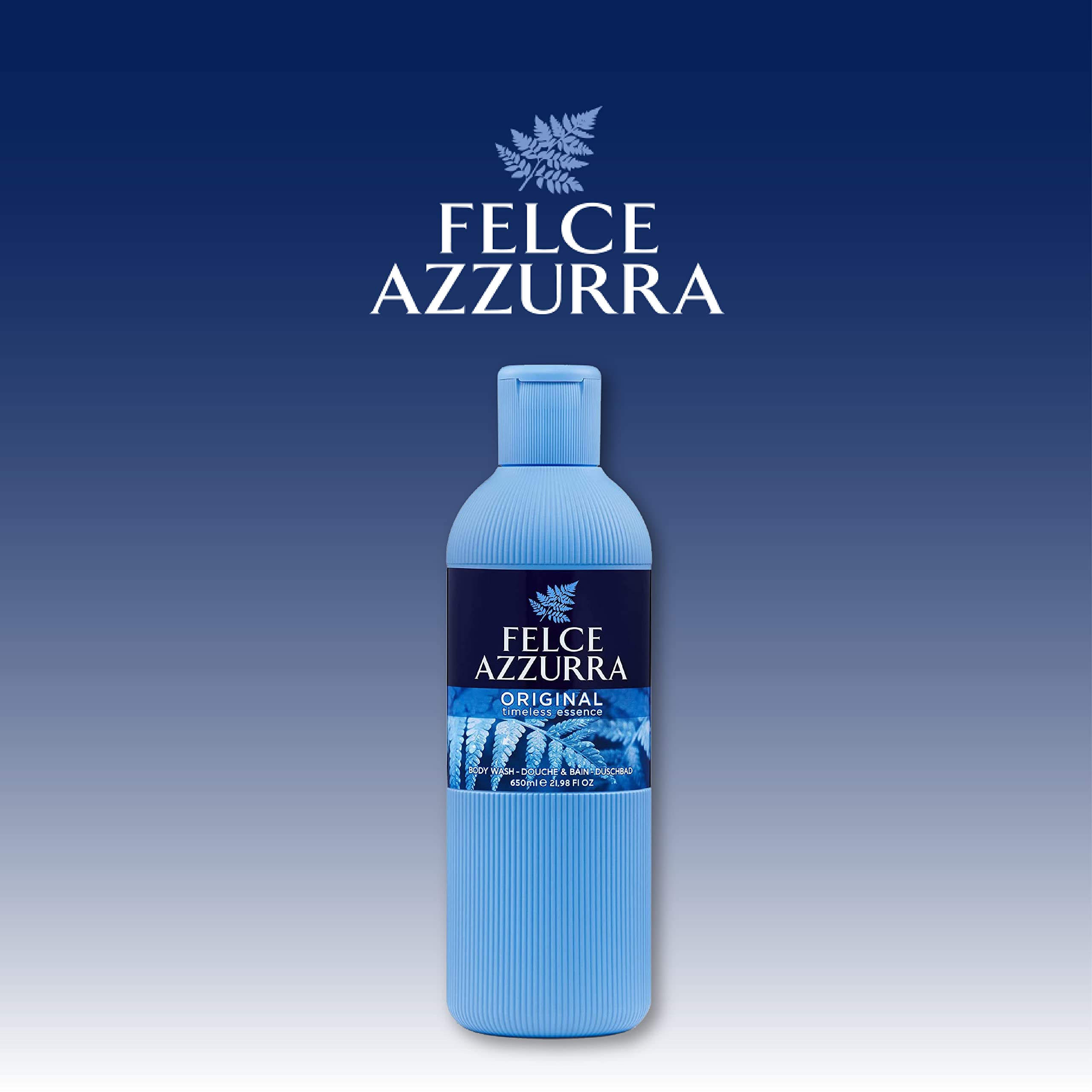 Felce Azzurra Bain moussant Original, 650 ml (Lot de 6)
