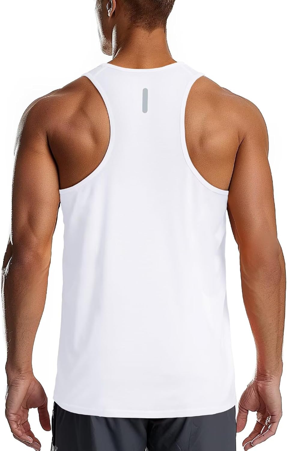 Zengjo Athletic Tank Tops for Men Y-Back Quick Dry Runnning Workout Gym Muscle Tanks Lightweight - Image 2