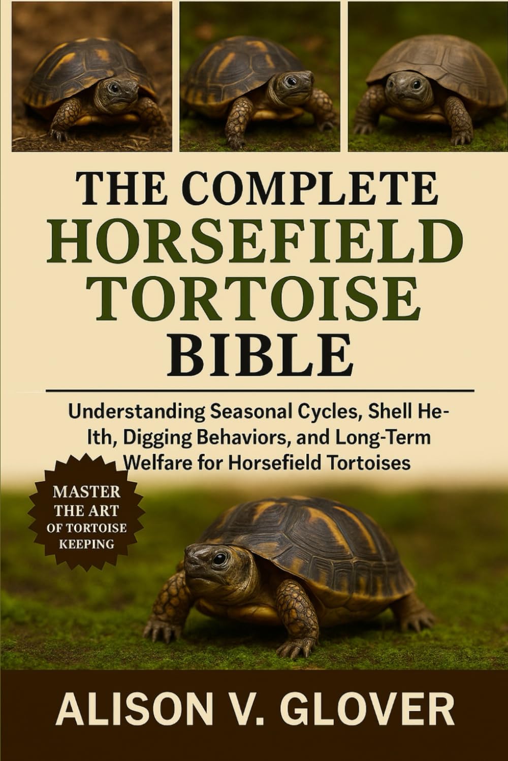 THE COMPLETE HORSEFIELD TORTOISE BIBLE: Understanding Seasonal Cycles, Shell Health, Digging Behaviors, and Long-Term Welfare for Horsefield Tortoises