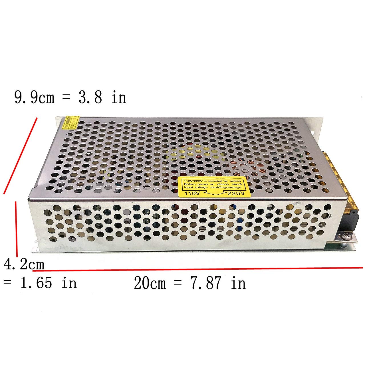 JZK DC 24V 5A 120W Transformador de Voltaje Fuente de alimentación de Interruptor para Tiras led AC 100V-240V a DC 24V, Impresora 3D