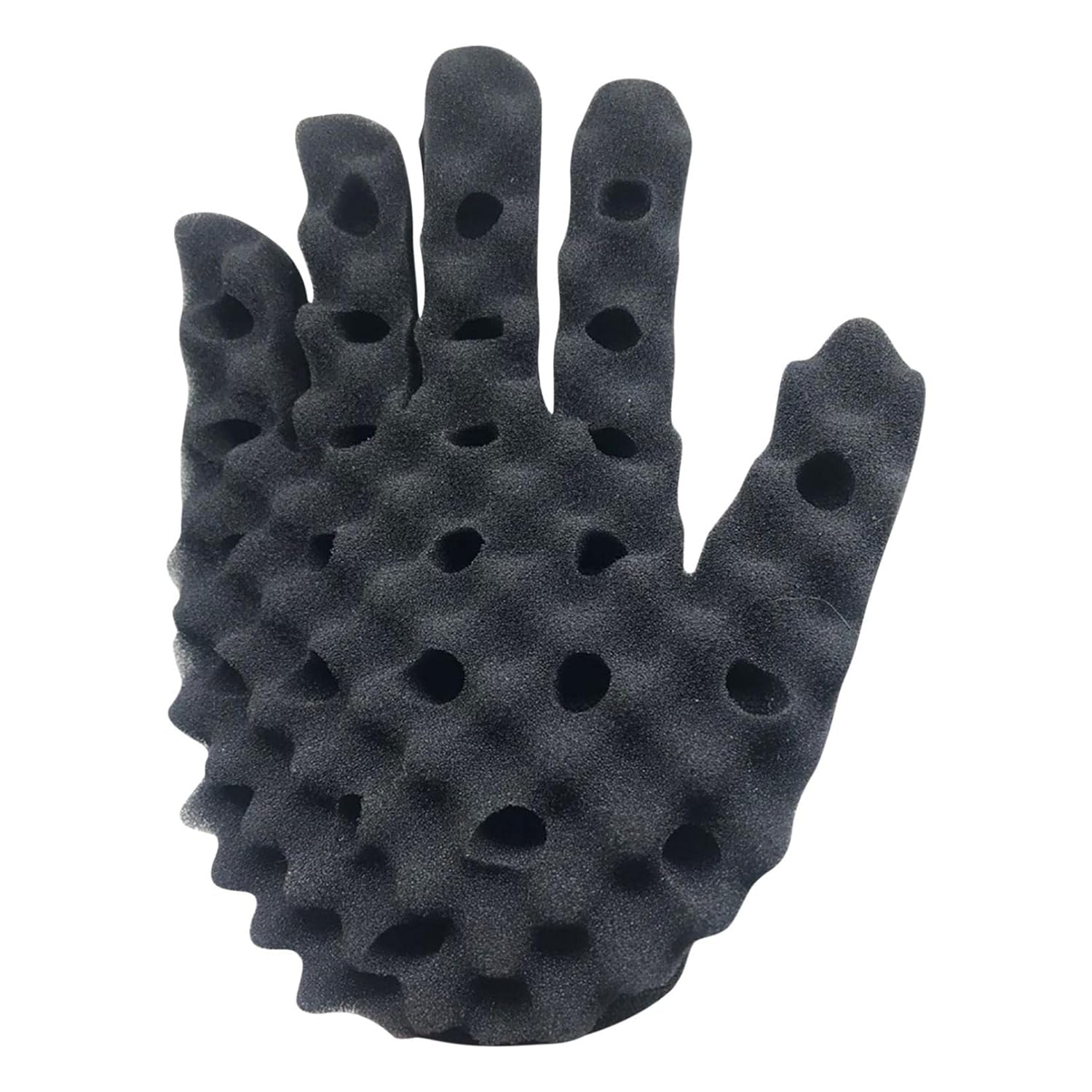 Magic Curly Sponge Gloves, DoubleSided Hair Twist Brush