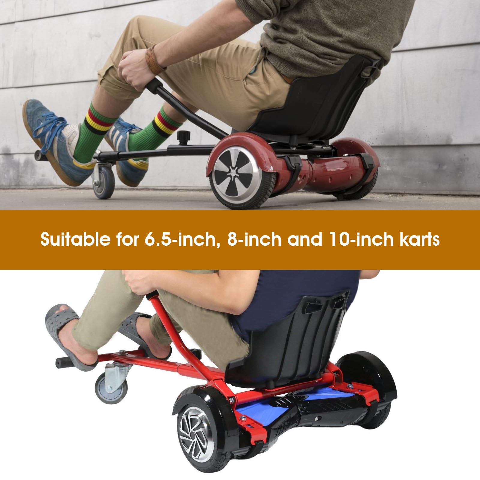 4 paski mocujące do deski hoverboard, regulowane paski zastępcze do hoverboard, akcesoria do gokartów, kompatybilne z elektrycznymi skuterami samobalansującymi 50 cm