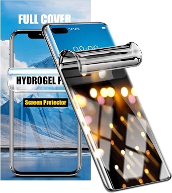 LOOKSEVEN 2 Pack Privacy Hydrogel Film For Samsung Galaxy S24 Ultra Clear Soft TPU Screen Protector, High Sensitivity Protective Film Not Tempered Film
