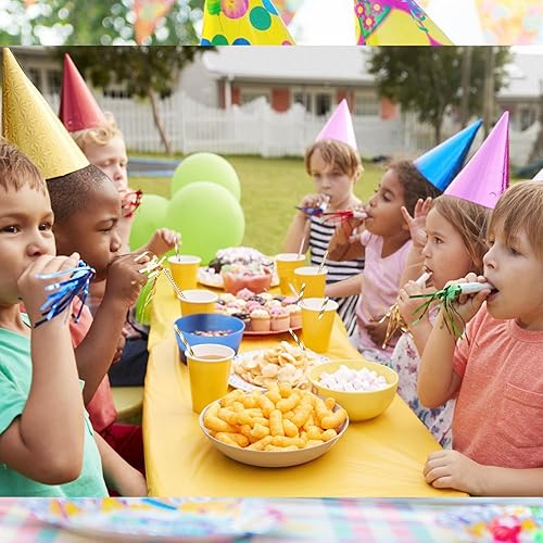 Vista 26 de ALINK 100 pajitas de papel a rayas blancas y negras, biodegradables desechables para Halloween, Navidad, cumpleaños, Año Nuevo, suministros de Rayas