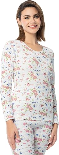 Miniatura 5 de Indera Ropa interior térmica de punto Raschel de algodón peinado para mujer