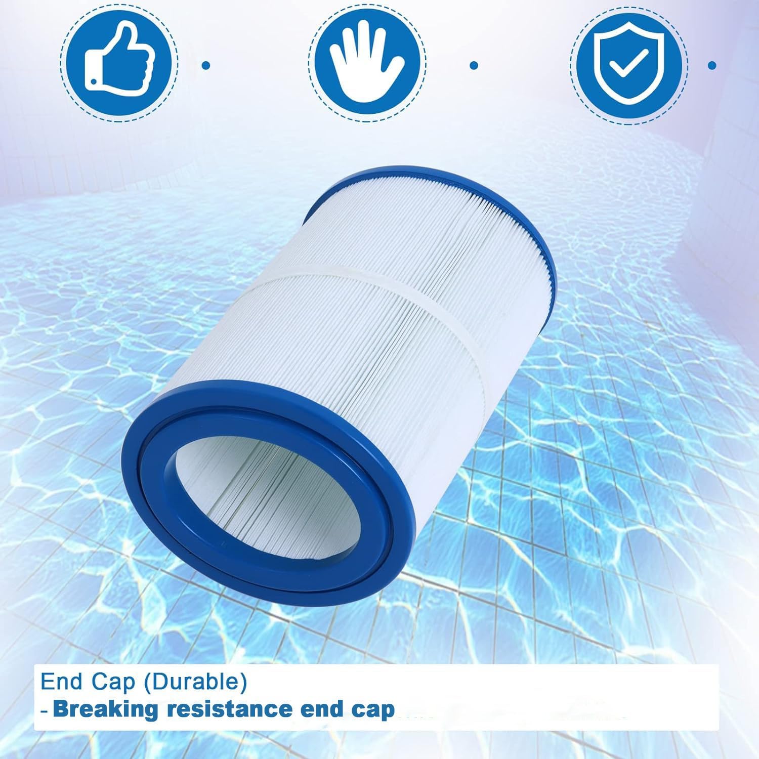 Ketofa ๐จ๐ฝ๐ด๐ฟ๐ฎ๐ฑ๐ฒ PDM30 Spa Filter, ๐ฃ๐๐ ๐ฏ๐ฌ Replacement Cartridge Oval Filter Compatible with Pleatco PDM30 Dream Maker Filbur FC9940 Hot Tubs Other 461269, 30 sq.ft - 2 Packs - Image 6