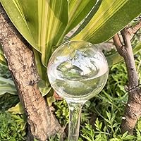 Vista 7 de 10 piezas de dispositivos de riego de plantas, globos de riego automático para macetas para el hogar, picos de riego de plantas de plástico