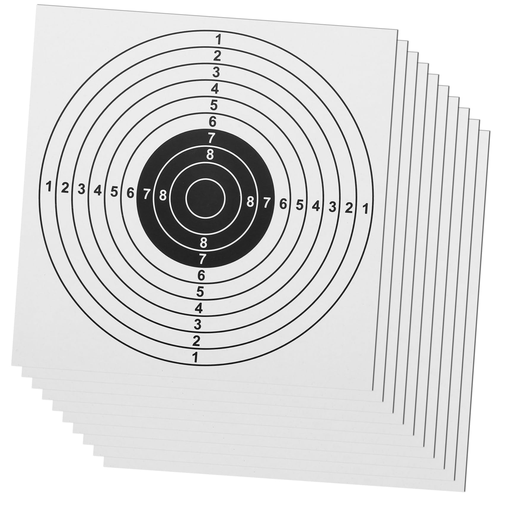 BIUDECO 100Pcs Precision Target Markers Creative Target Paper for Archery and Practice Lightweight and Portable Design for Outdoor Training Sessions