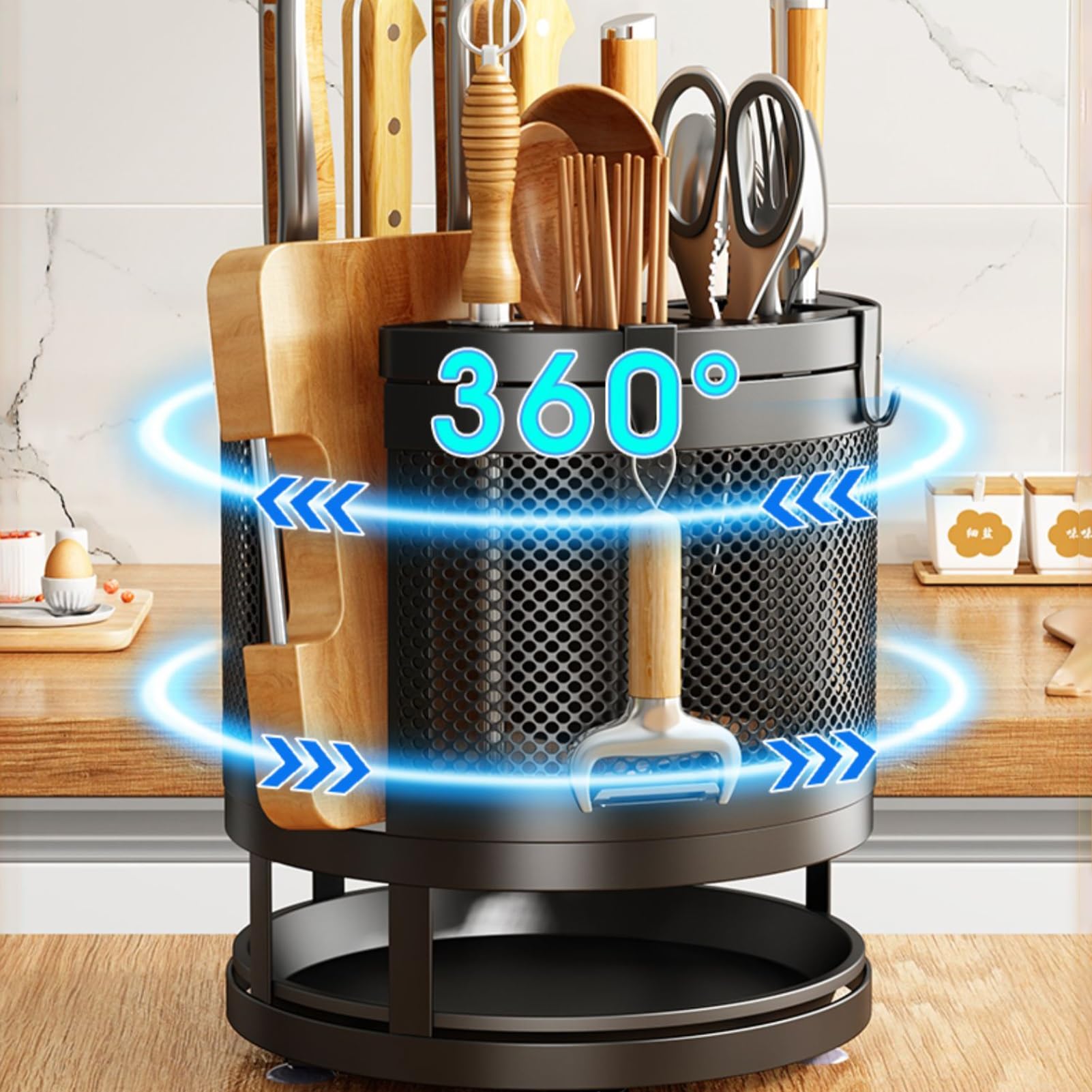 Organizador De Especias, Rejilla para Secar Platos Rejilla para Horno De Microondas, con Bandeja De Escurridor, Portavasos Y Portautensilios, para Baño, Dormitorio, Cocina