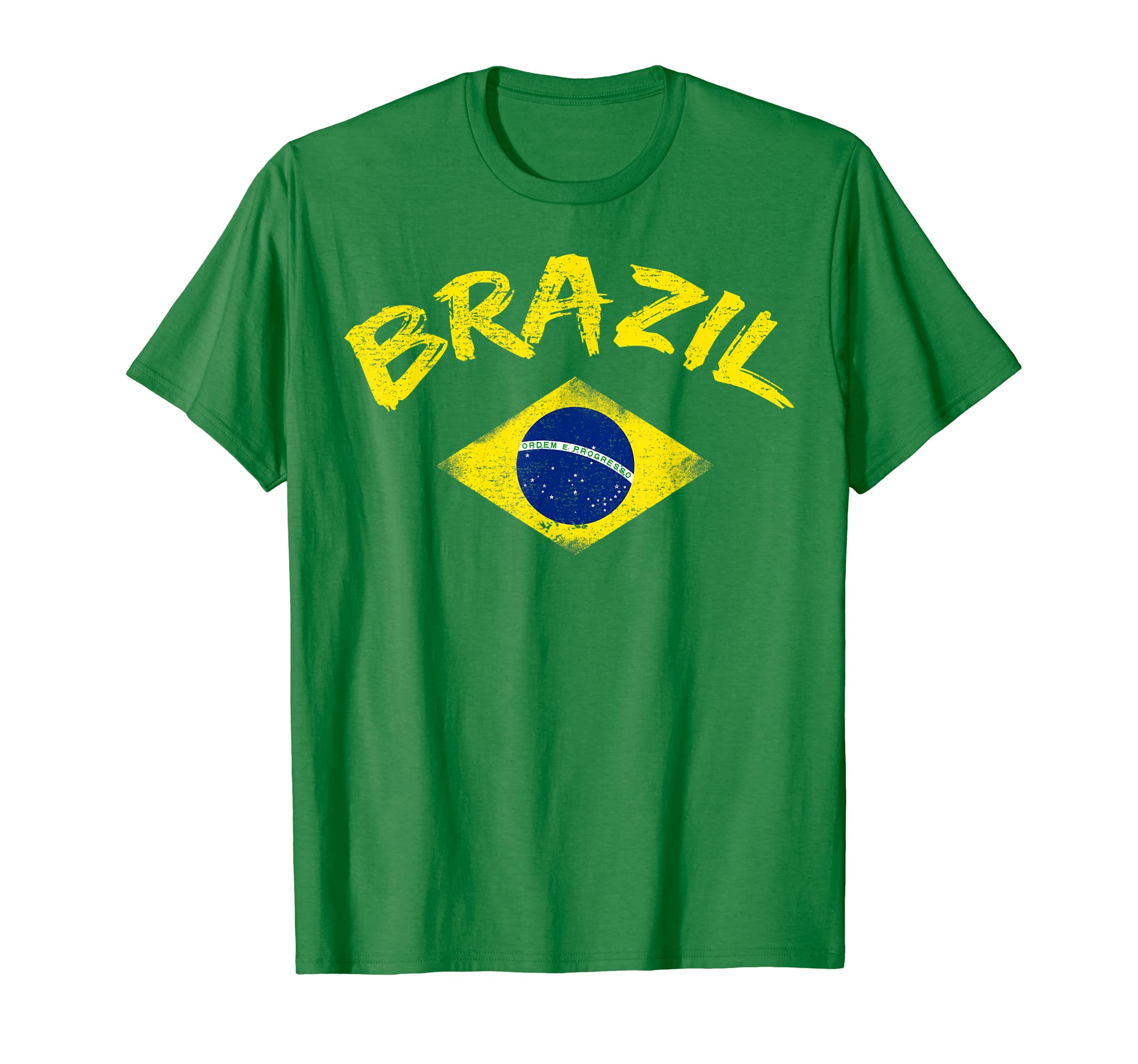 Brasil Brazilian National Flag Soccer Jersey Football T-Shirt