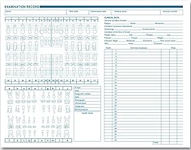 Dental Exam Record, Anatomic & Periodontics Diagrams, Horizontal Layout, Quantity 250