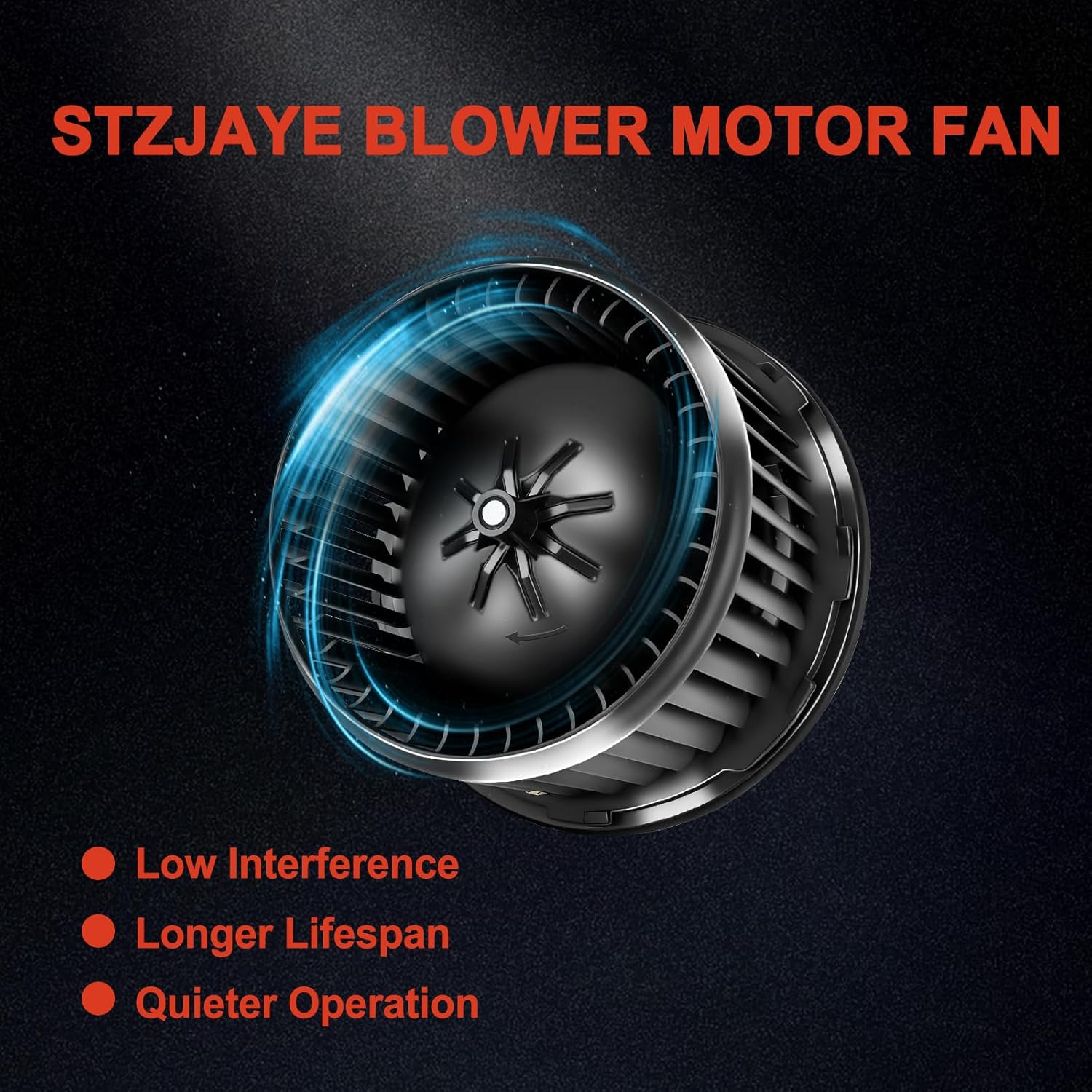 AC Blower Motor Fan HVAC Heater Motor Replacement Compatible with Chevy for Avalanche 1500/2500, for Silverado 1500/2500/3500, for Sierra 1500/2500/3500 for Yukon for Escalade EXT 700191