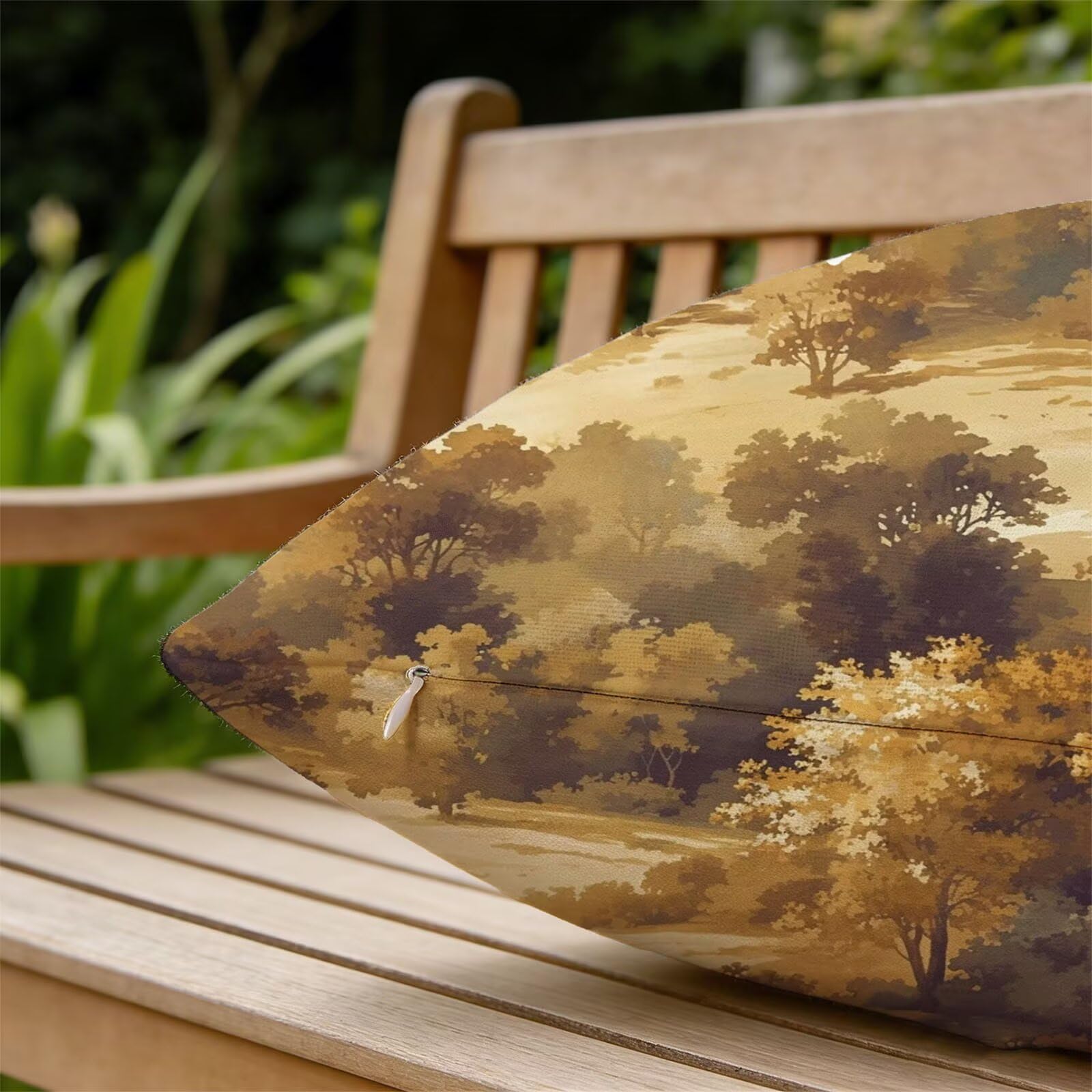 Générique Housse Coussin Exterieur Impermeable 30x50cm Vert Décoratif Taie d'oreiller Decoration Paysage Housse de Coussin Exterieur Impermeable pour Salon de Jardin Lot 2. T-3889