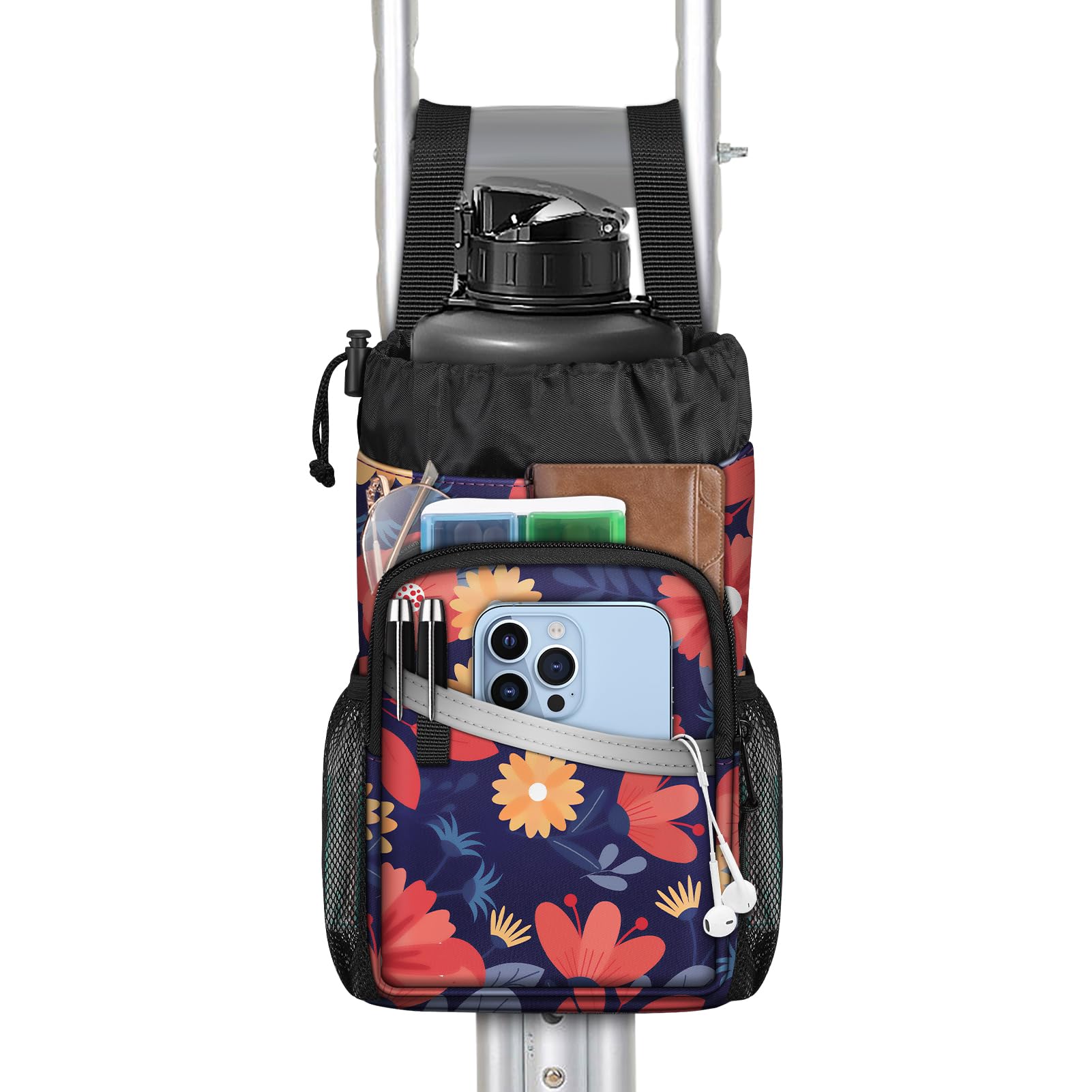 Sac pour accessoires de béquille FINPAC : emportez votre téléphone et boisson