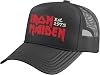 Gorra de trucker Iron Maiden Logos en Negro con Malla Ajustable Atrás 1