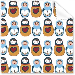 Russia Doll Poster Matryoshka Country Culture Cleaning Cloth Phone Screen Glasses Cleaner 5pcs