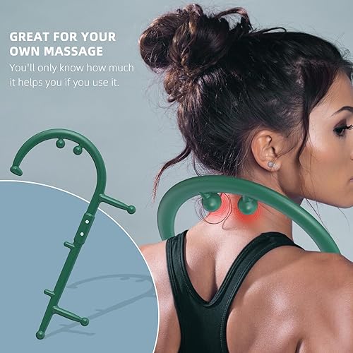 Miniatura 3 de KEINE MARKE Herramienta de masaje de punto gatillo para el cuerpo, tejido profundo, mano, espalda, hombros, piernas y pies, barra masajeadora,