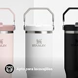 Stanley 1913 Flip Straw Tumbler Water Bottle with Straw 0.89L - Keeps Cold for 12+ Hours - Easy to Carry - Dishwasher Safe - Stainless Steel Thermal Flask - BPA-Free Travel Mug - Frost - 7
