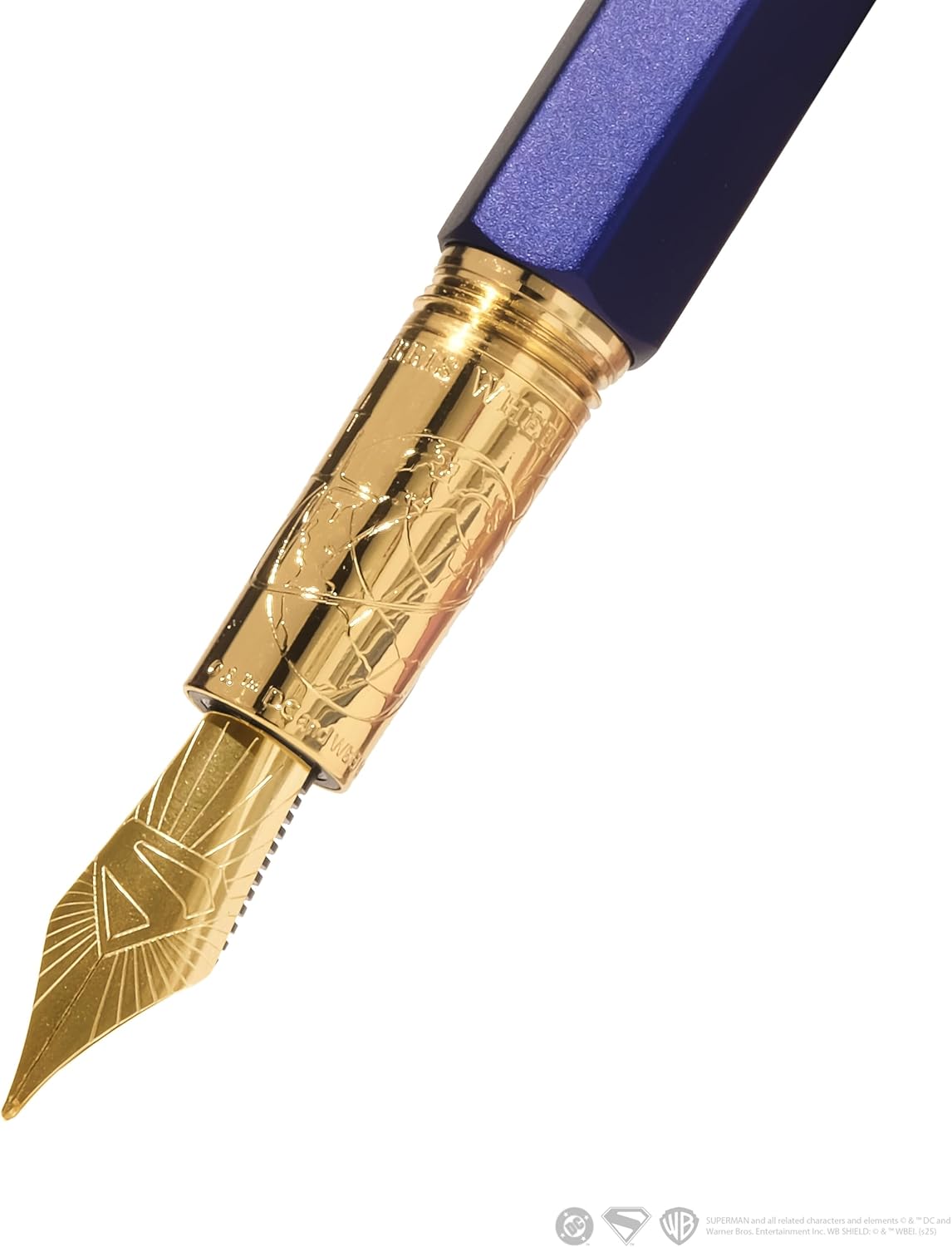 Ferris Wheel Press, Warner Bros. Discovery, Official Licensed, Superman Special Edition, Marquise Fountain Pen & 28ml Ink Set, A View from Above