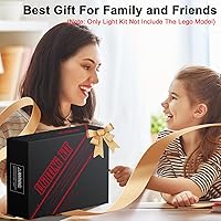 Vista 5 de Kit de luz LED mejorado para Lego 100 Villains Building Set, compatible con Lego 43227 (modelo no incluido)