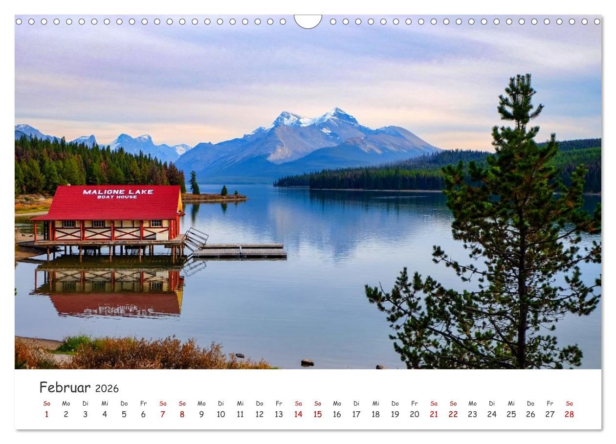 Kanadas Rocky Mountains: Zwischen Gipfeln & glasklaren Seen (Wandkalender 2026 DIN A3 quer), CALVENDO Monatskalender: Stimmungsvolle Berg- und Seenlandschaften aus Kanadas wilder Natur