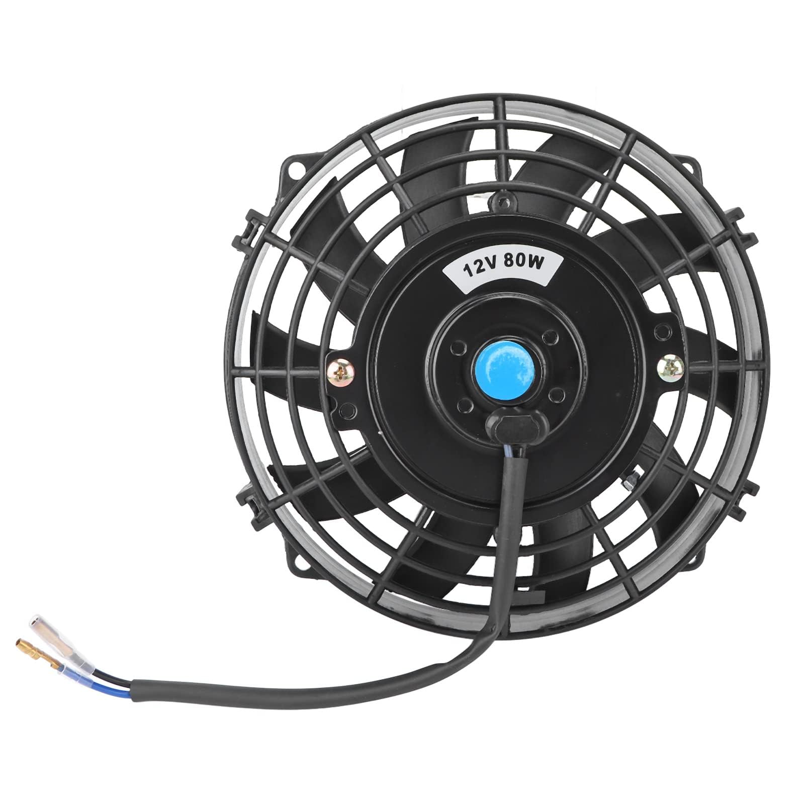 Ventola Radiatore Universale, Ventola di Raffreddamento Radiatore Elettrica Universale Nera da 7 Pollici 10 Pale Ventola Sottile Push Pull DC 12V per Auto