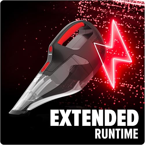 Miniatura 4 de Dirt Devil Aspiradora de mano inalámbrica de 16 V, potente succión, ligera, aspiradora de mano para pastillas húmedas y secas, incluye herramienta