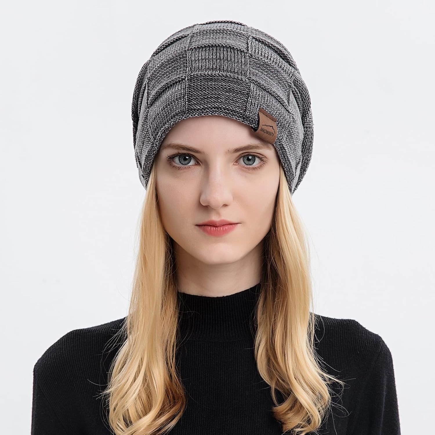 Beanie for Men and Women, Cuffed Knitted Fleece Lined Soft Warm Running Cycling Ski Hats Stocking Beanies Skull Cap - Image 2