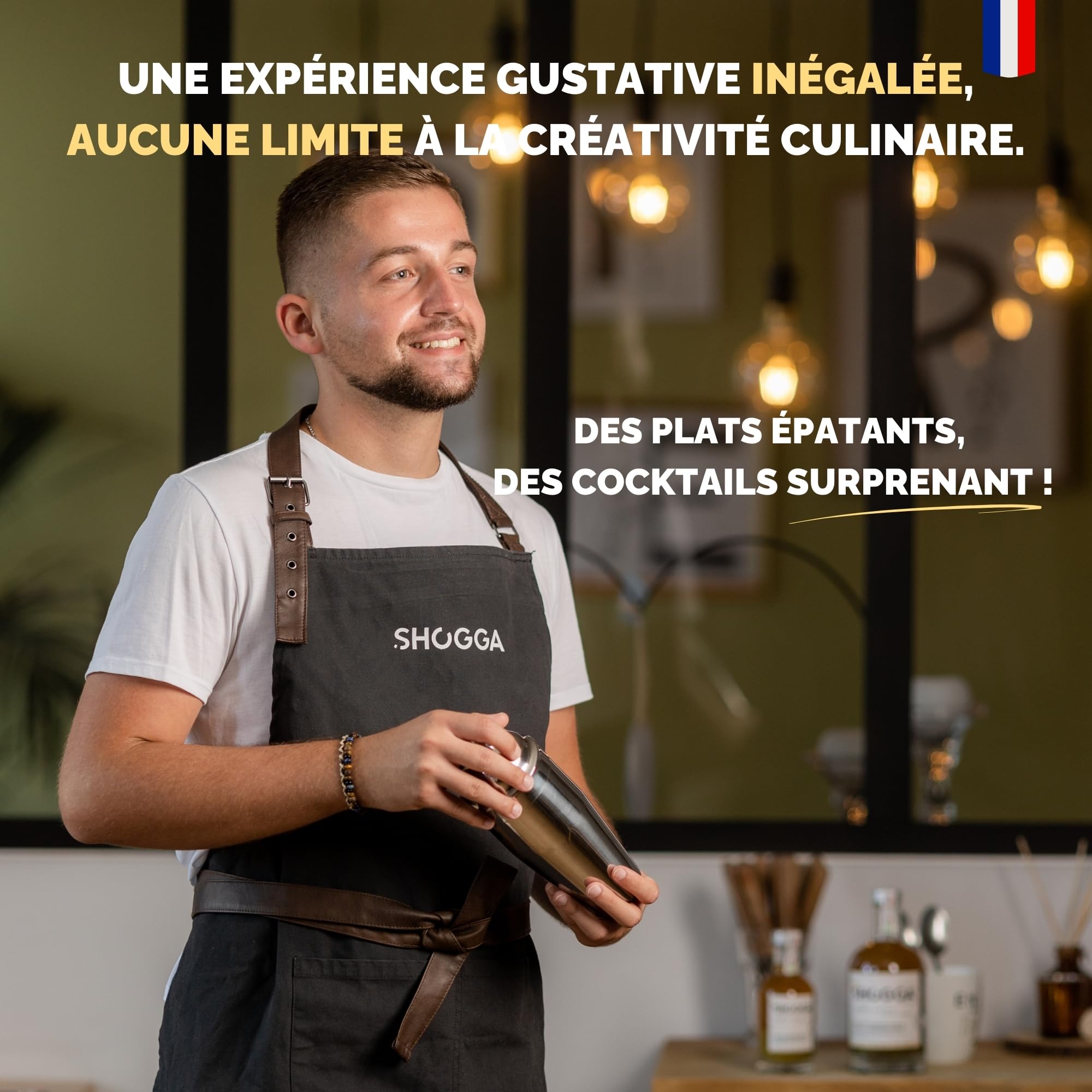SHOGGA Concentrado de Jengibre Ecológico 200 ml Bebida Premium sin Alcohol 12 Superalimentos